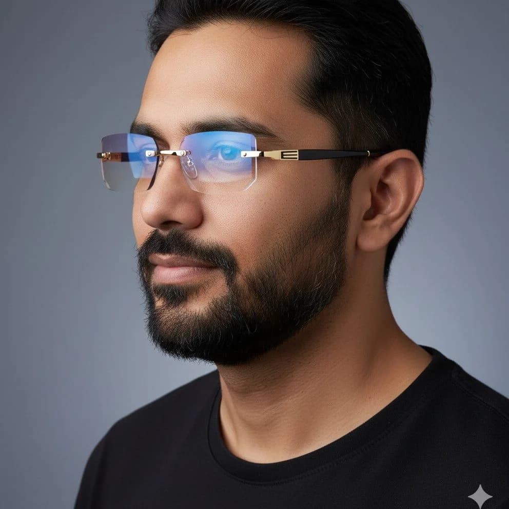 Luxury Rimless Anti Blue – V007